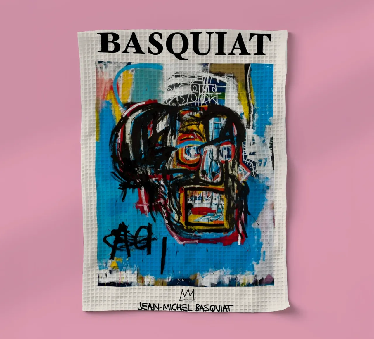 Basquiat "Sans titre (crâne)" Chef-d'œuvre néo-expressionniste 19 torchon de NorwesClub
