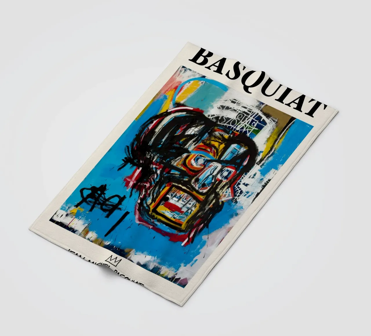 Basquiat "Sans titre (crâne)" Chef-d'œuvre néo-expressionniste 19 plaid polaire de NorwesClub