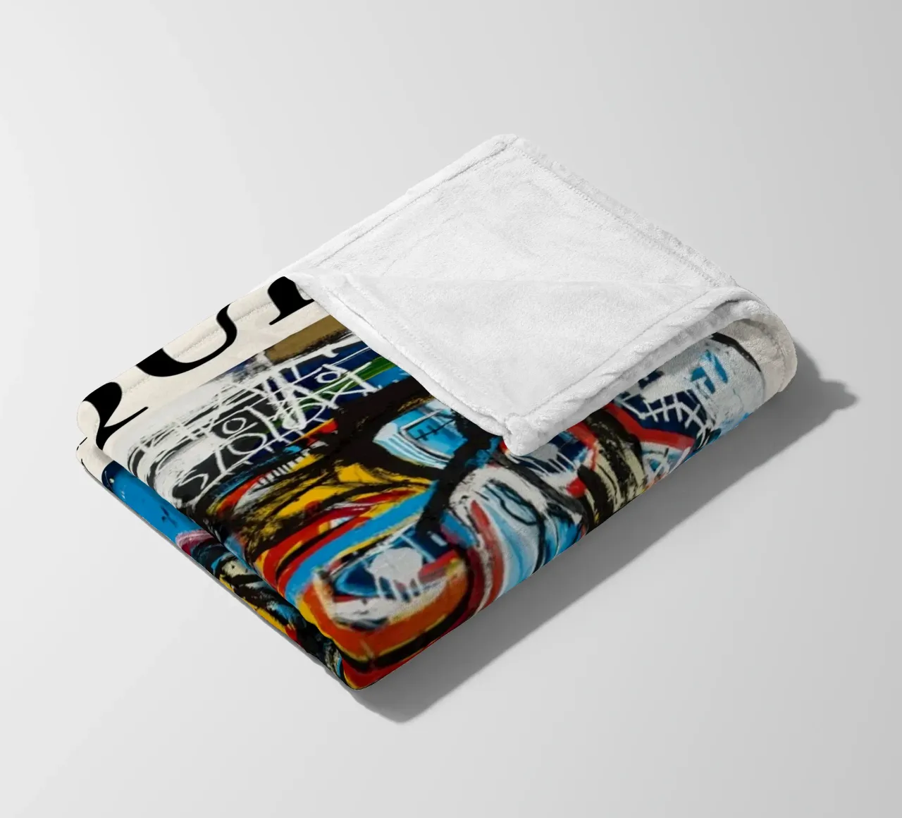 Basquiat "Sans titre (crâne)" Chef-d'œuvre néo-expressionniste 19 plaid polaire de NorwesClub