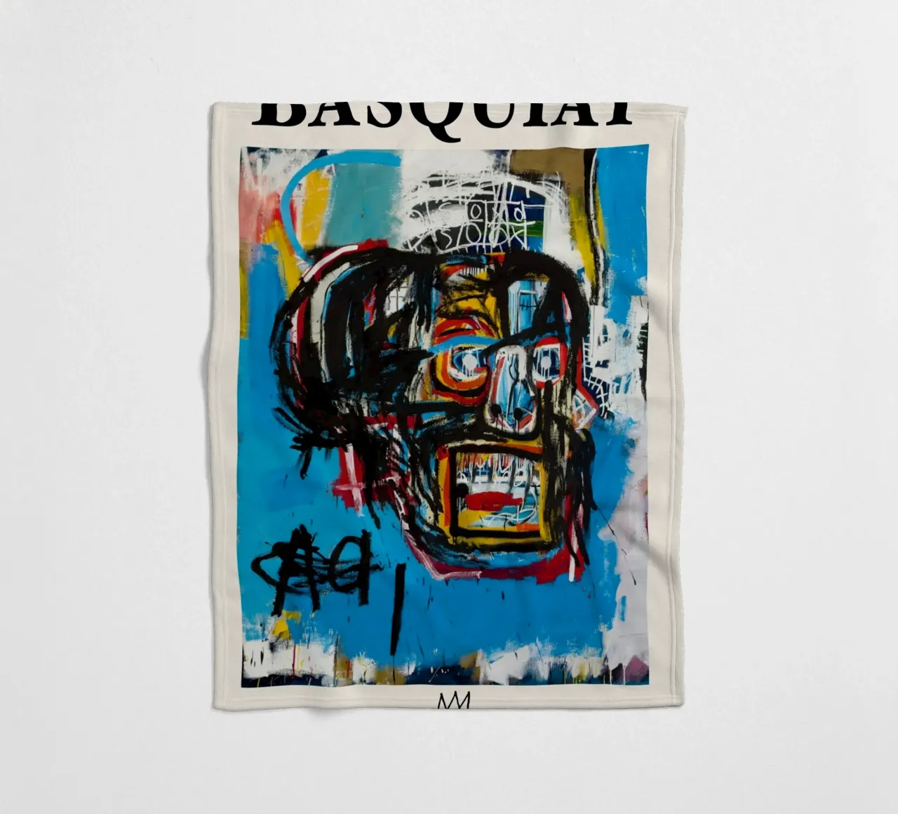 Basquiat "Sans titre (crâne)" Chef-d'œuvre néo-expressionniste 19 plaid polaire de NorwesClub