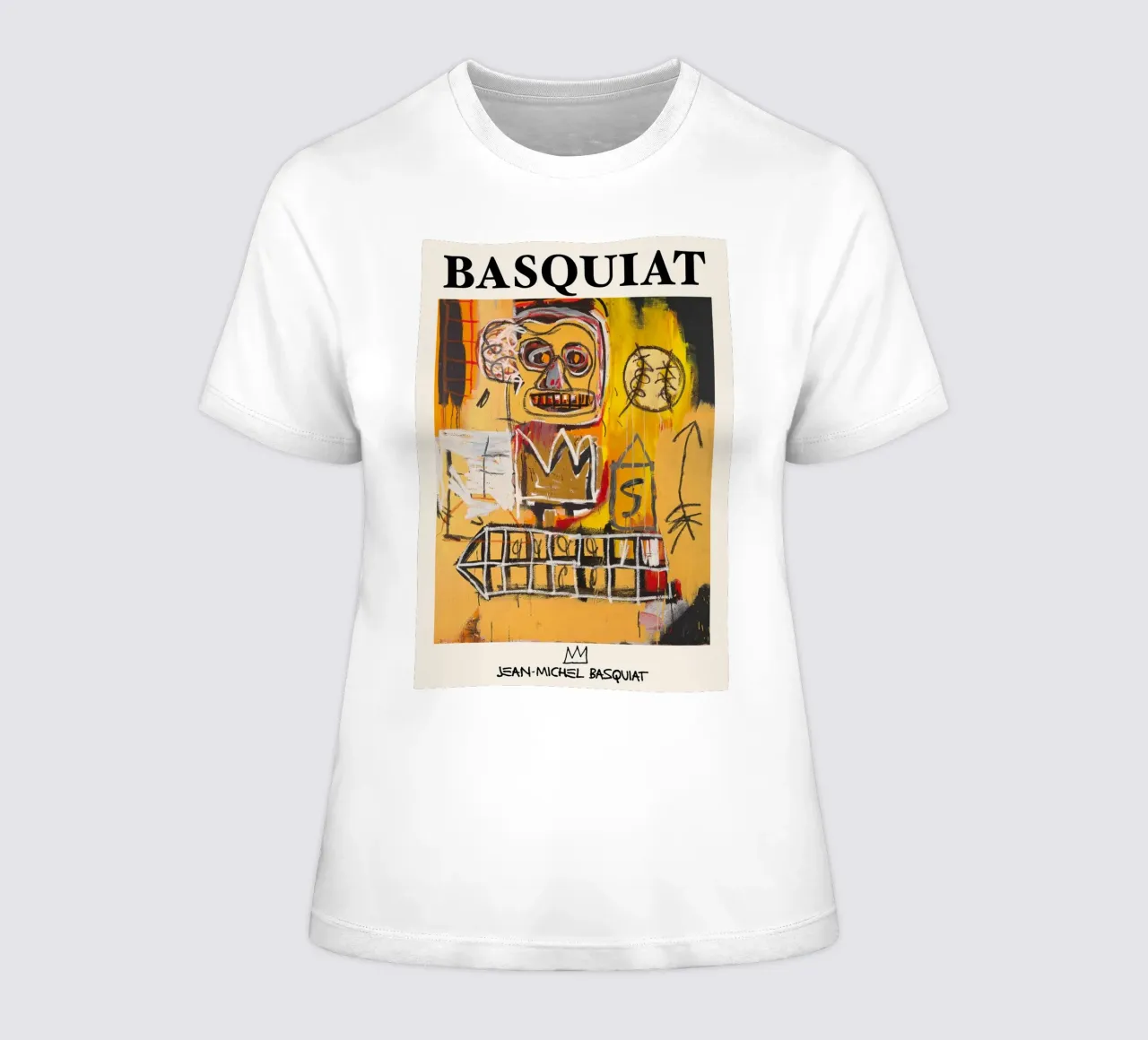 Basquiat "Sin título (calavera y corona)" Poder neoexpresionista camiseta de mujer de NorwesClub