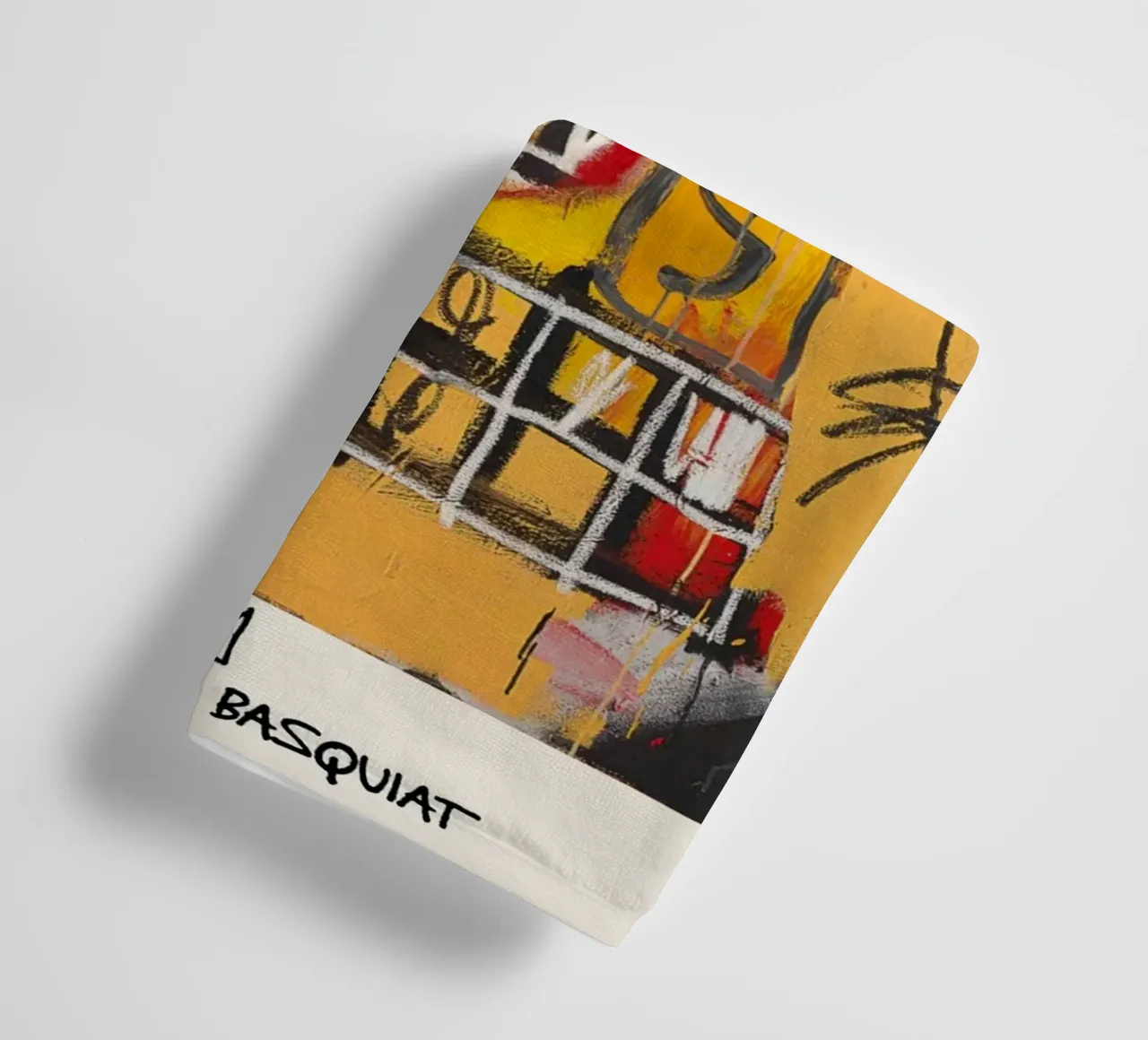 Basquiat "Untitled (Skull & Crown)" Neo-Expressionist Power towel by NorwesClub