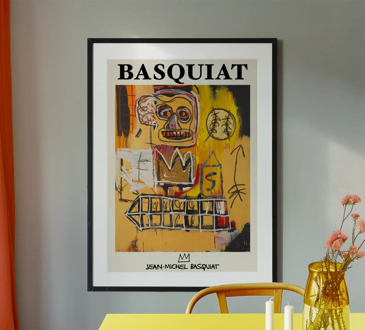 Basquiat "Untitled (Skull & Crown)" Neo-Expressionist Power hahnemühle by NorwesClub
