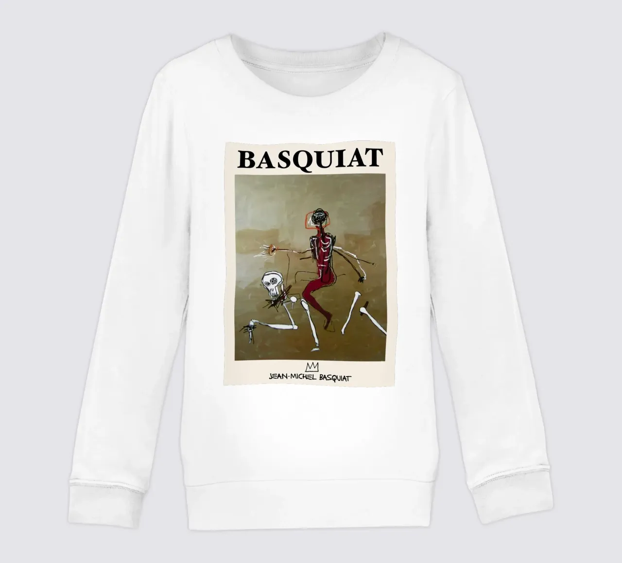 Basquiat "Cavalcare con la morte" Capolavoro neo-espressionista 1 felpa bambino da NorwesClub