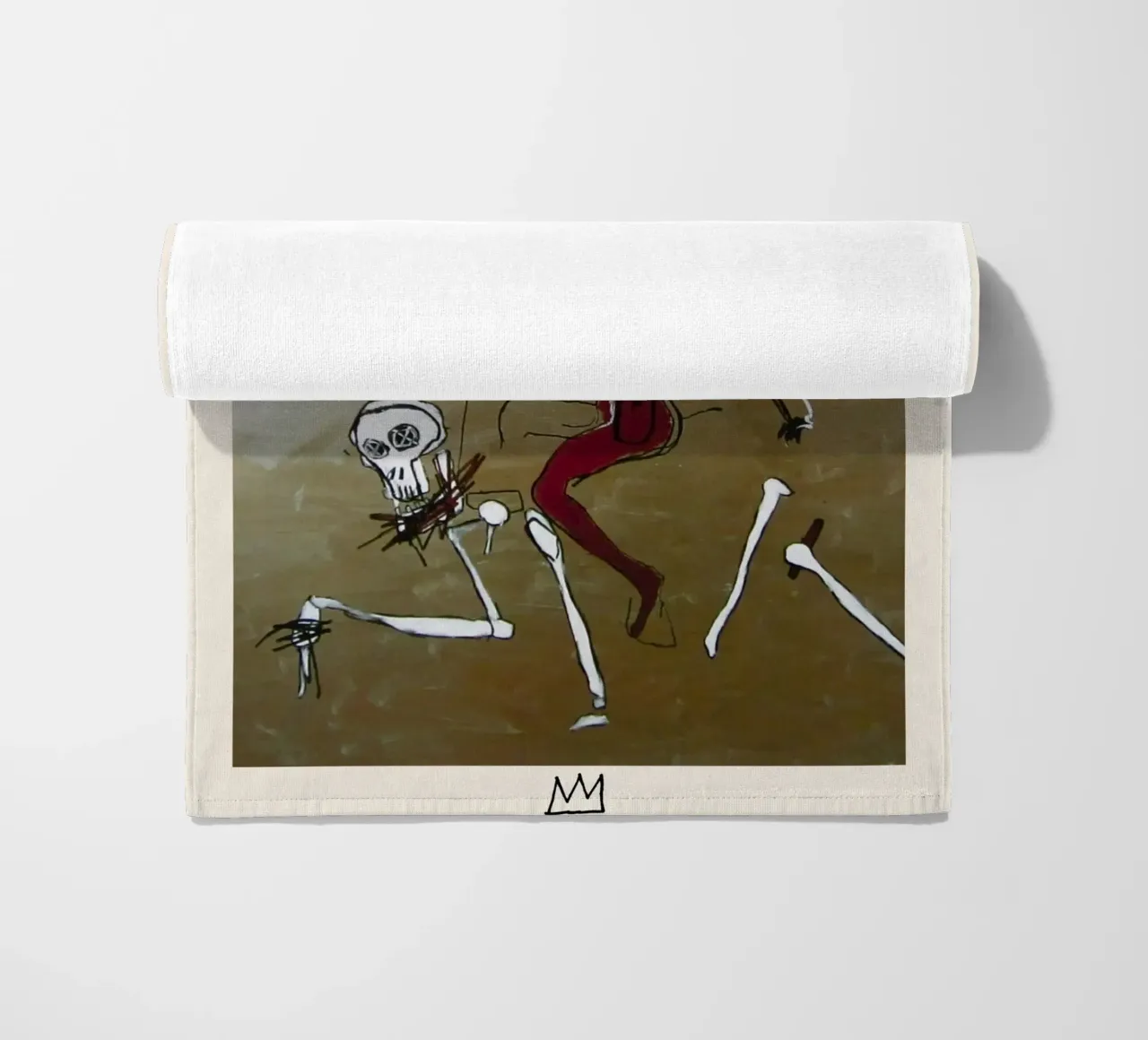 Basquiat "Cavalcare con la morte" Capolavoro neo-espressionista 1 telo mare da NorwesClub