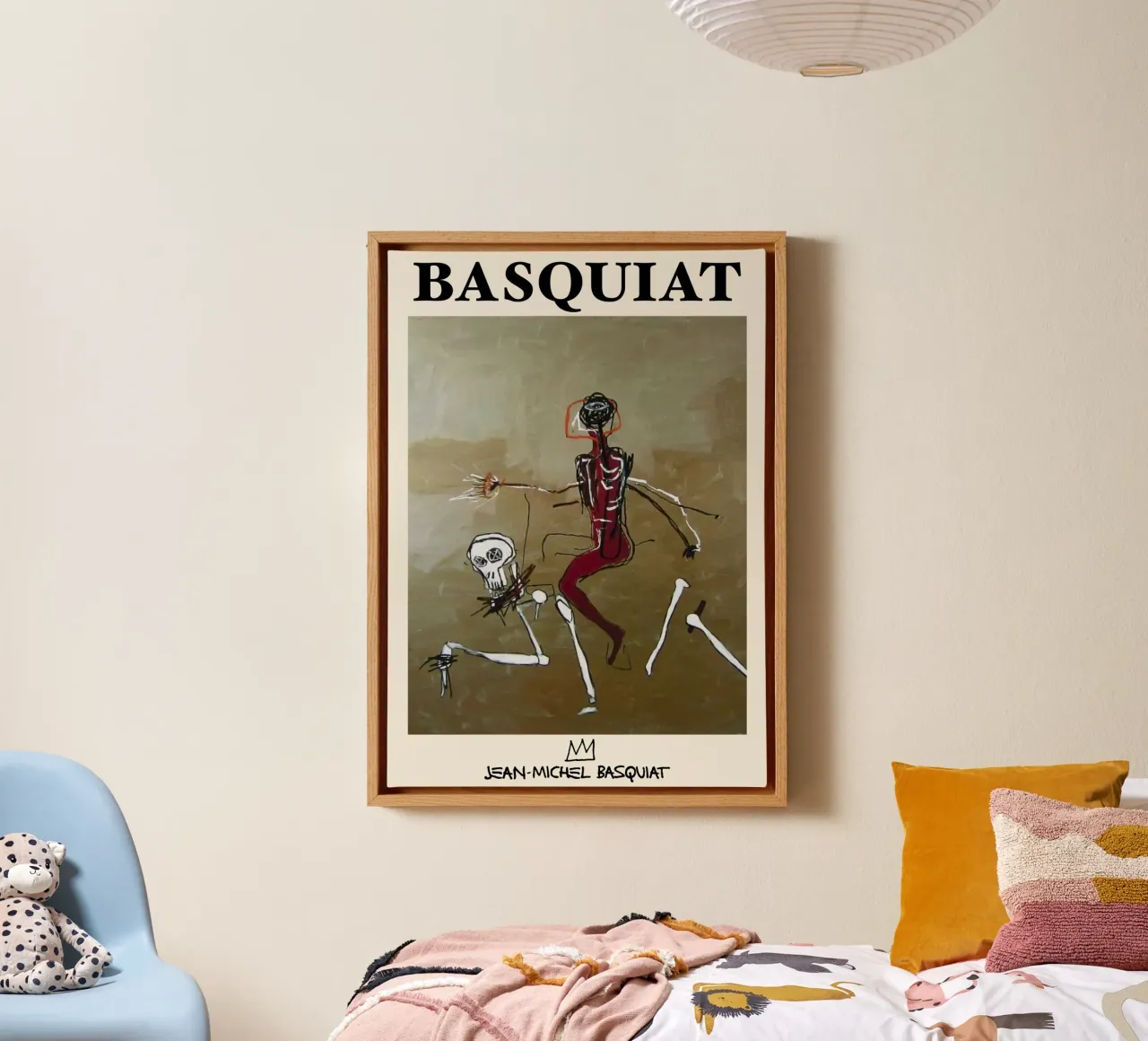 Basquiat "Riding with Death" Neo-Expressionist Masterpiece 1 canvas by NorwesClub