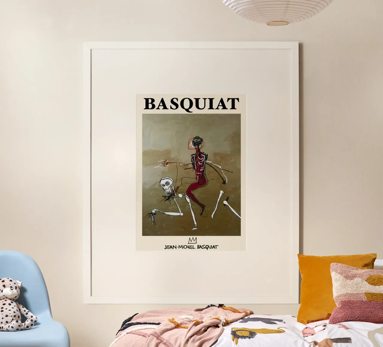 Basquiat "Cavalcare con la morte" Capolavoro neo-espressionista 1 carta hahnemühle da NorwesClub