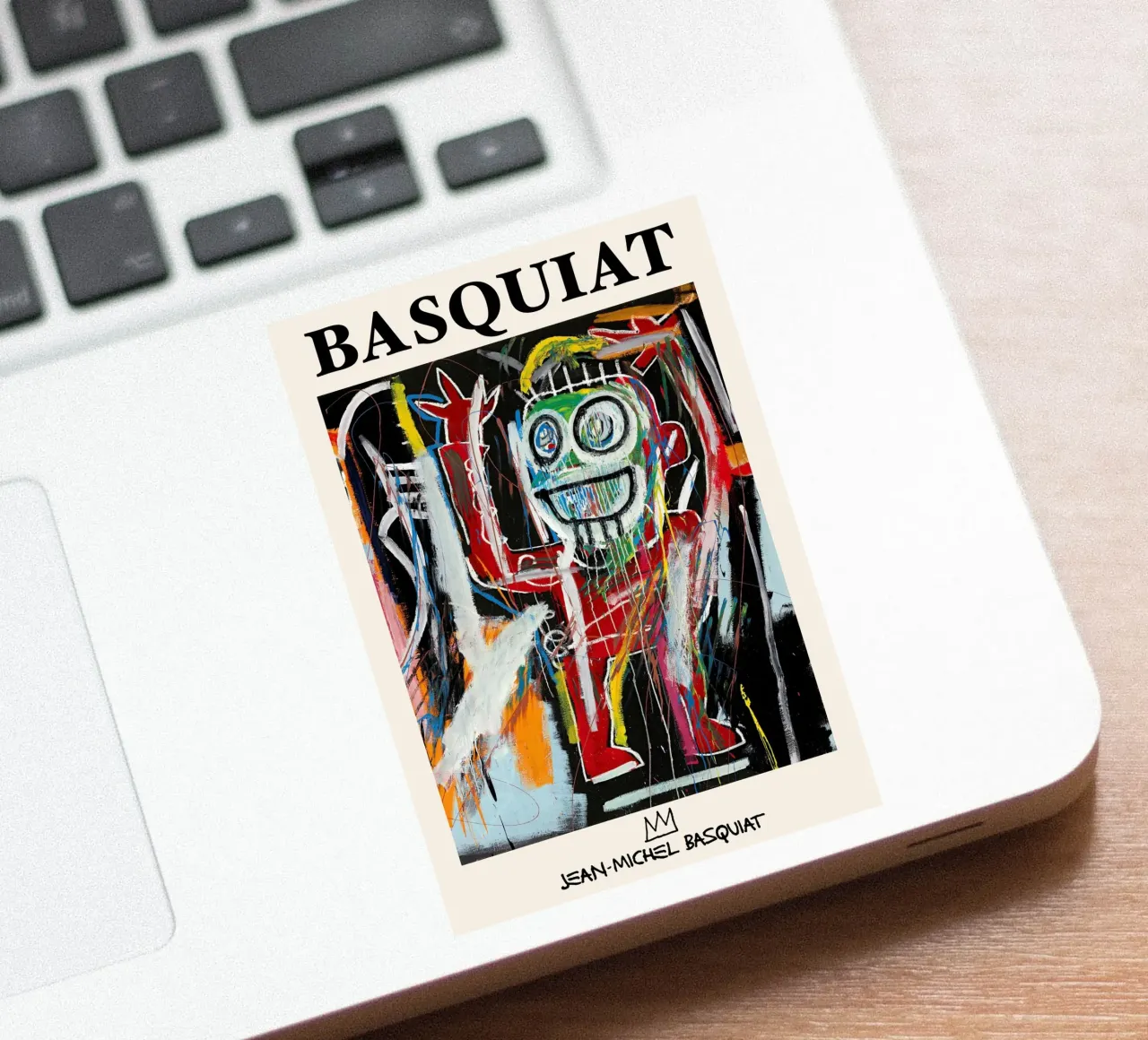 Basquiat "Dustheads" Neo-Expressionist Energetic Portrait sticker by NorwesClub