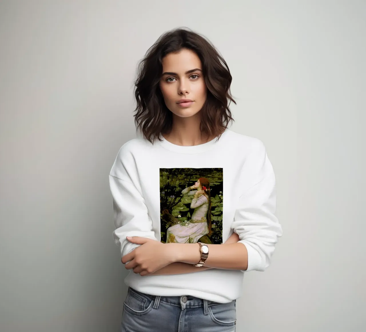 Waterhouse - Ophelia felpa da Vintage by JUNIQE