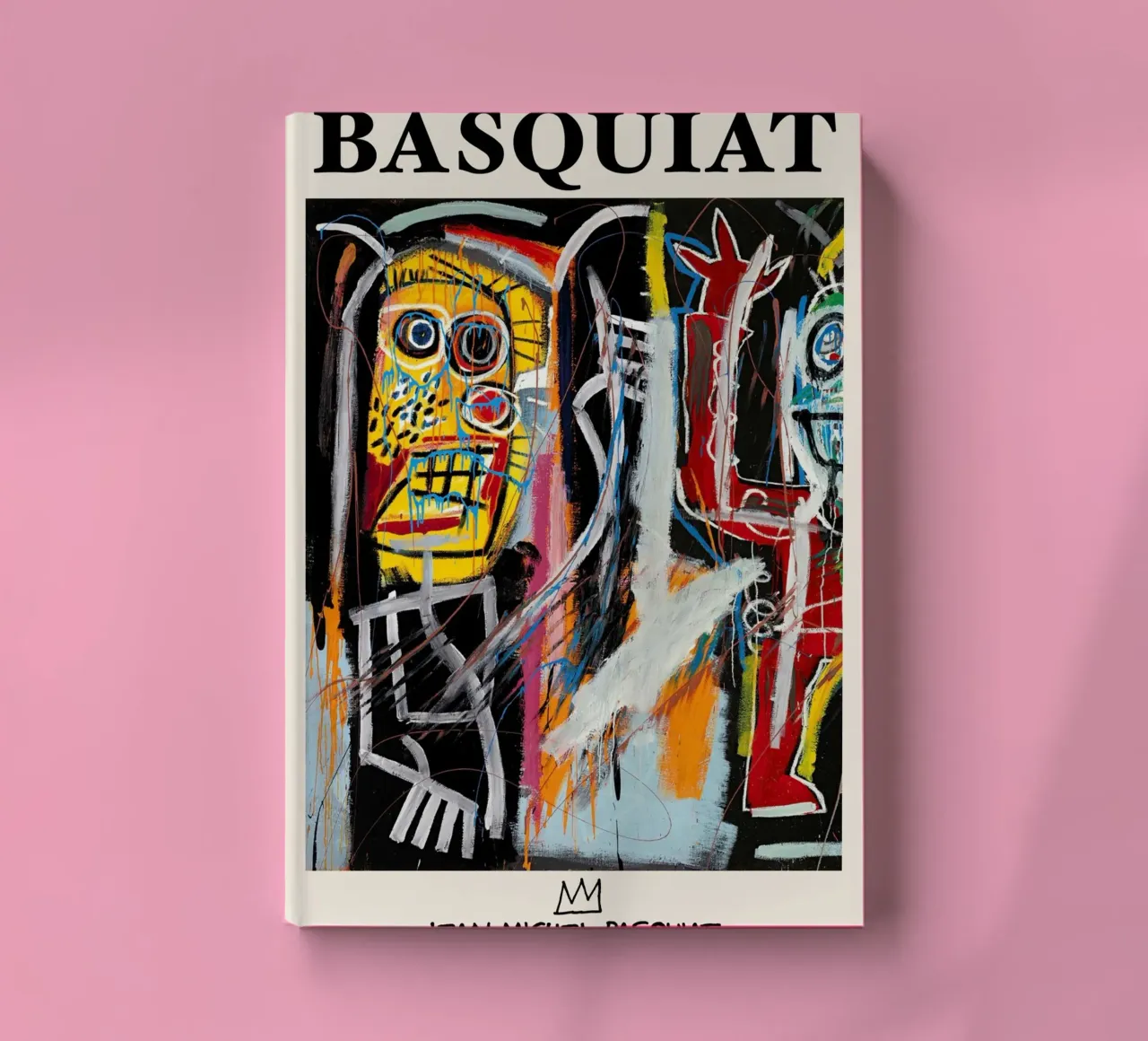 Basquiat "Dustheads" Neo-Expressionist Raw Energy Portrait notebook by NorwesClub