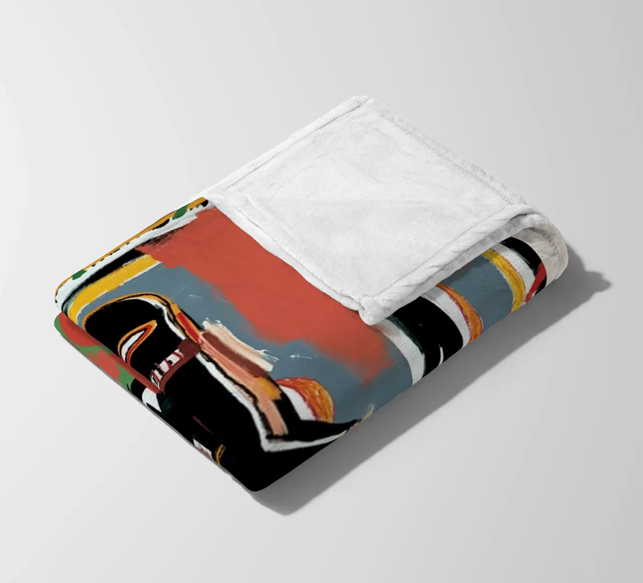 Basquiat "Zenith (Vincere 1000 dollari)" Icona neo-espressionista in grassetto coperta in pile da NorwesClub