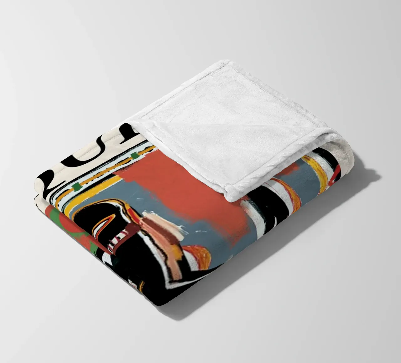Basquiat "Zenith (Vincere 1000 dollari)" Icona neo-espressionista in grassetto coperta in pile da NorwesClub