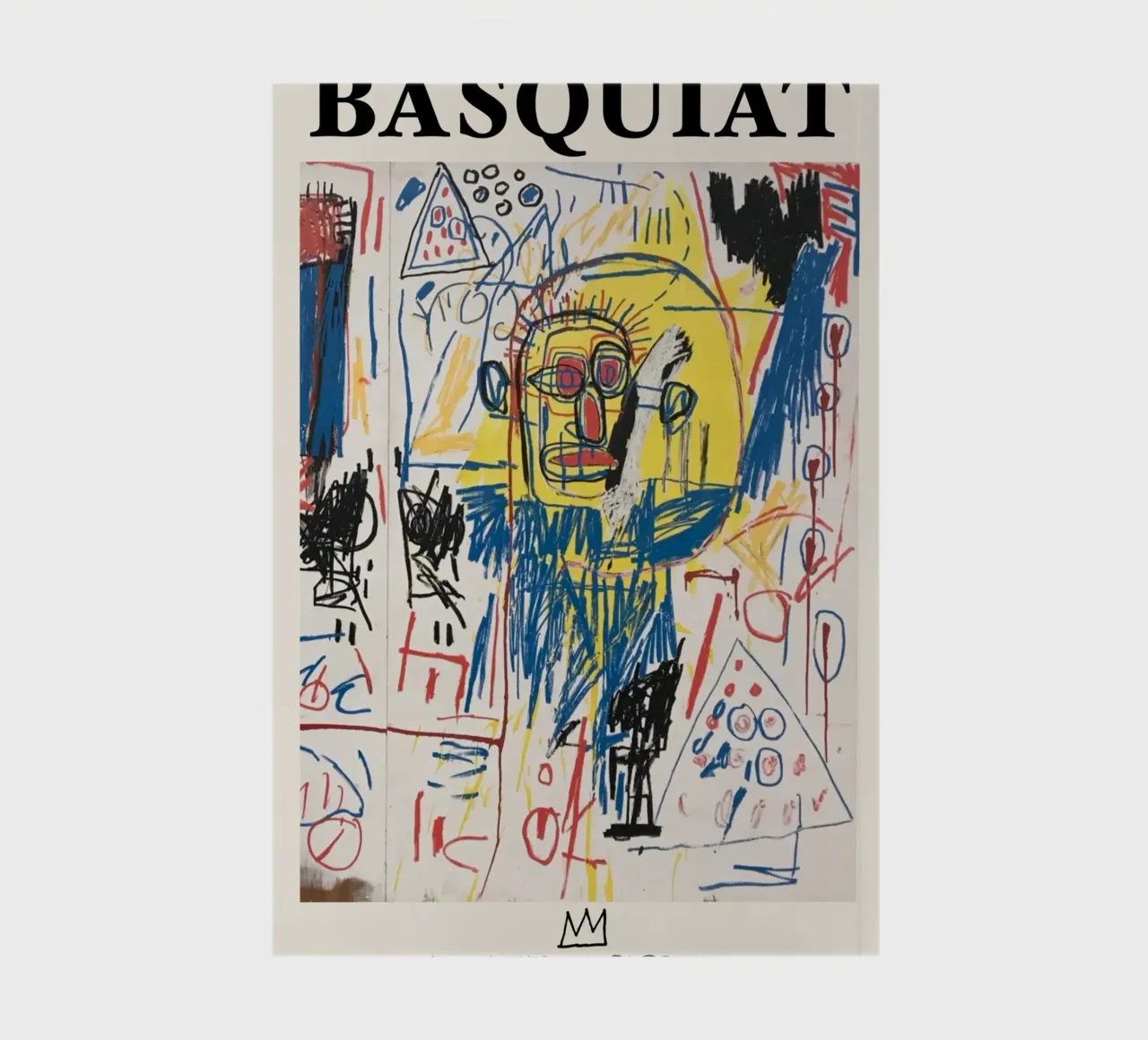 Basquiat "Untitled (Skull Face)" Neo-Expressionist Energy notebook by NorwesClub