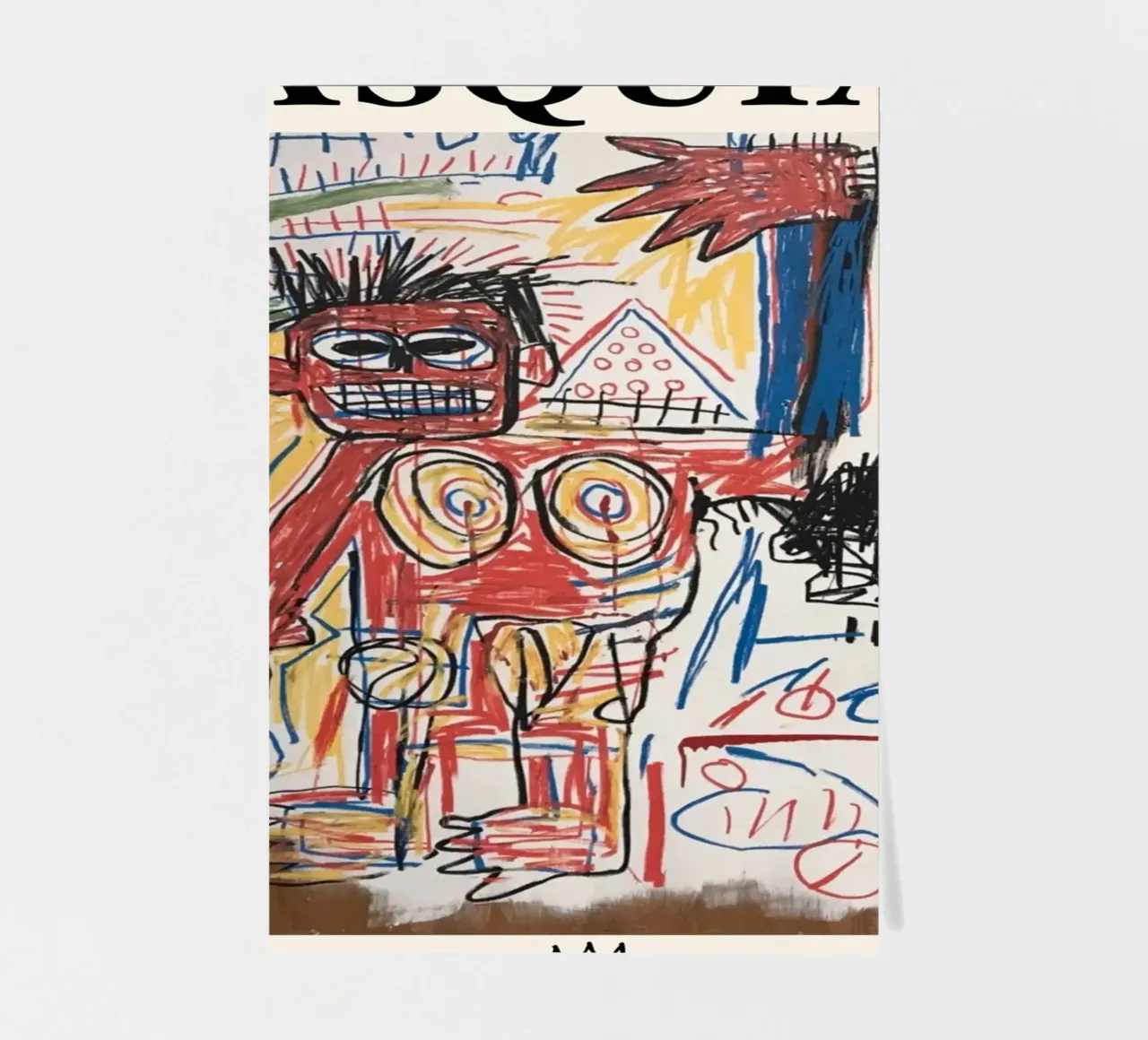 Basquiat "Red Figure" Neo-Expressionist Raw Power Icon sticker sheet by NorwesClub