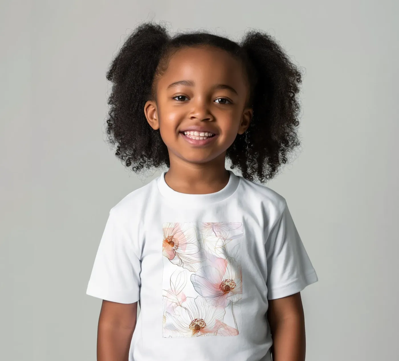 Floral pattern Kinder T-Shirt von Justyna Jaszke JBJart