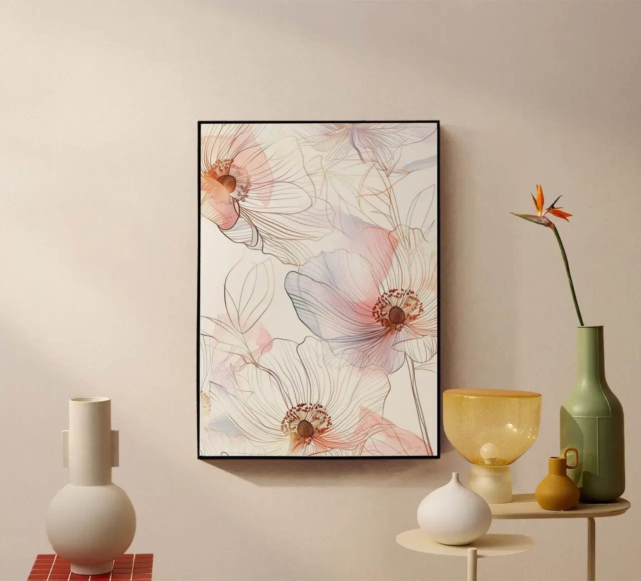 Motivo floreale plexiglass da Justyna Jaszke JBJart