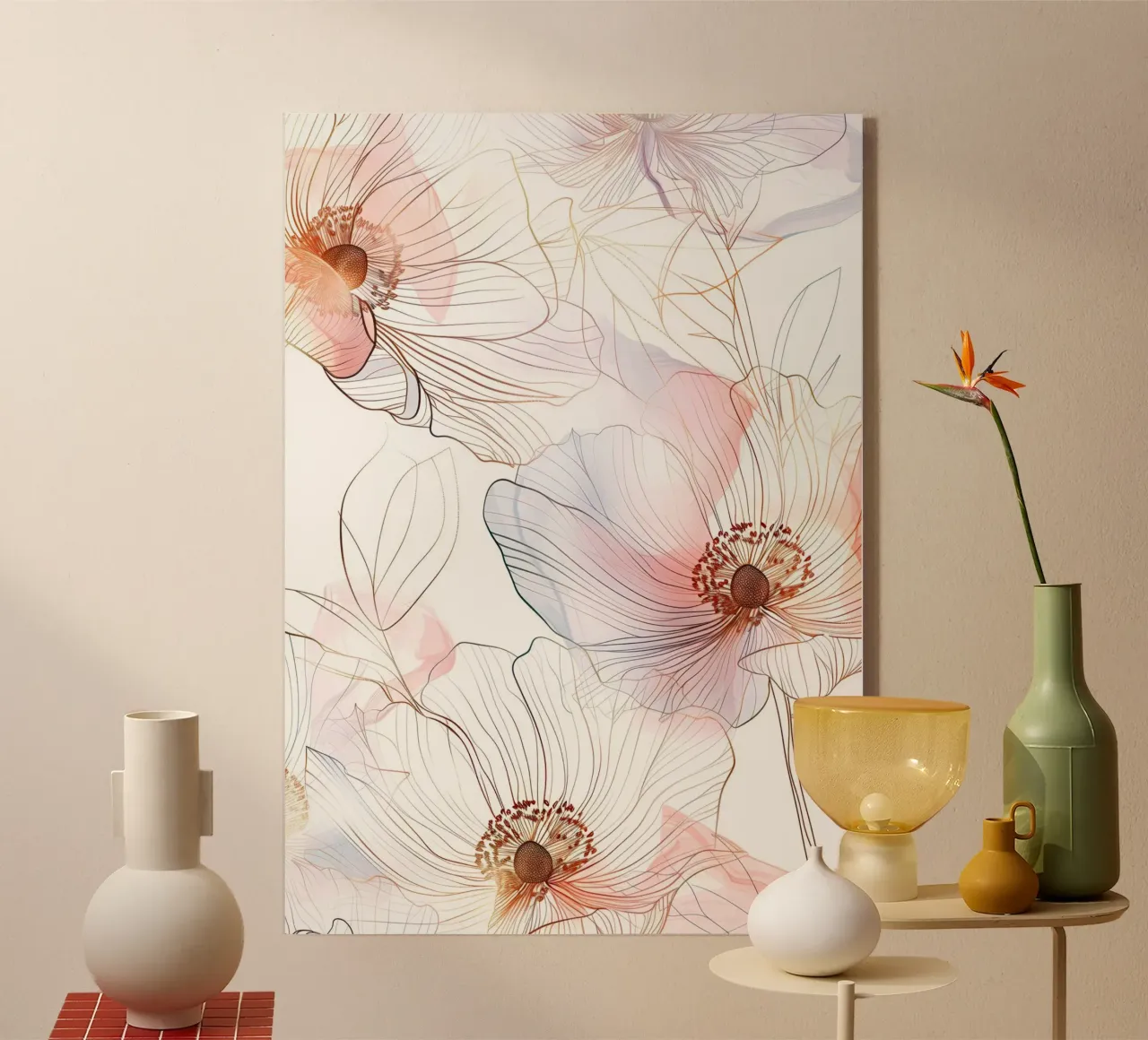 Motivo floreale plexiglass da Justyna Jaszke JBJart