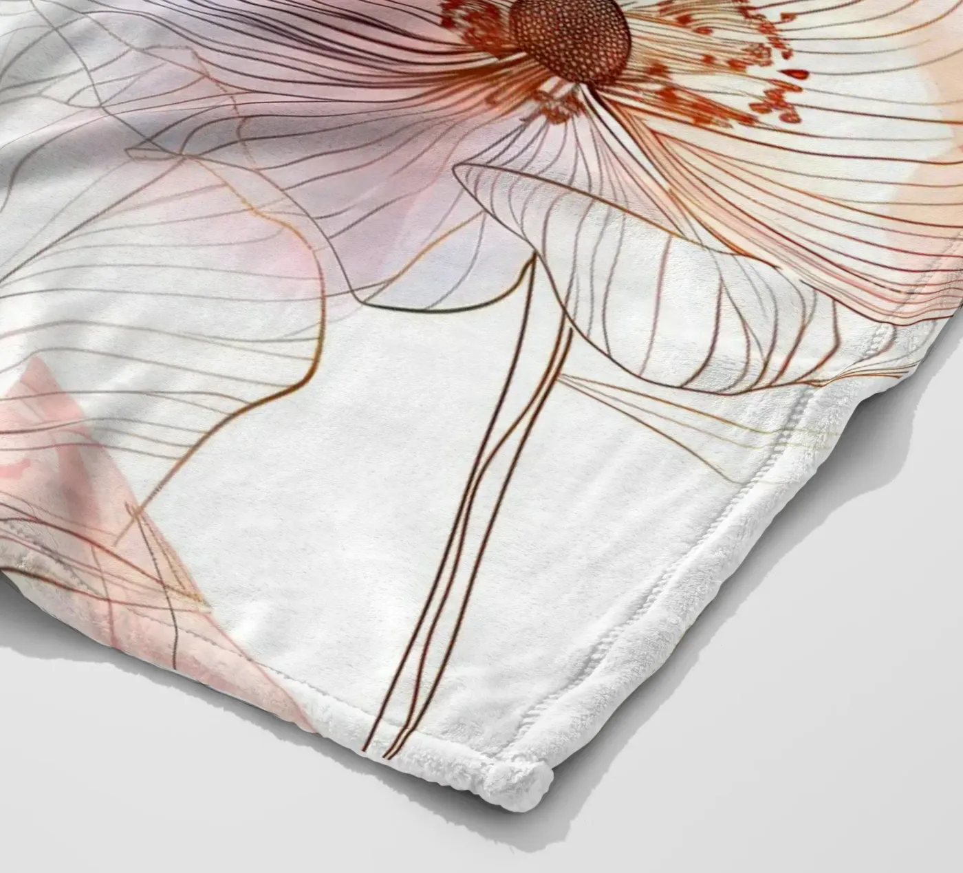 Floral pattern Fleecedecke von Justyna Jaszke JBJart