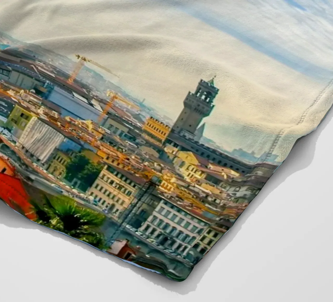 Under the Tuscan Sky: Florence Unveiled coperta in pile da zenitt