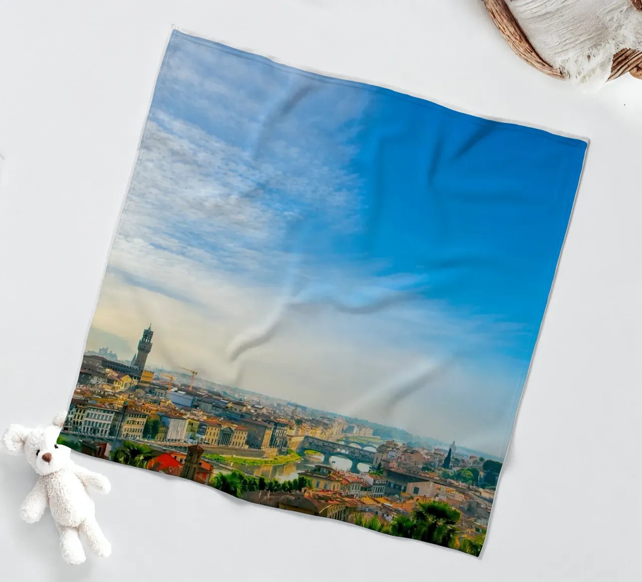 Under the Tuscan Sky: Florence Unveiled coperta in pile da zenitt