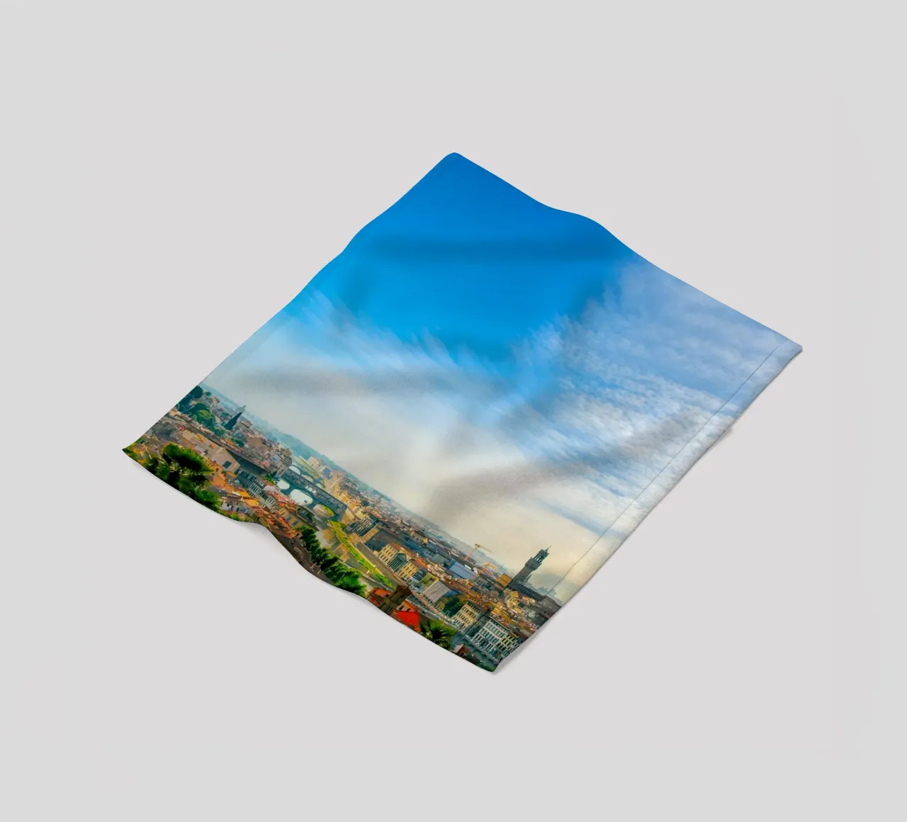 Under the Tuscan Sky: Florence Unveiled coperta in pile da zenitt