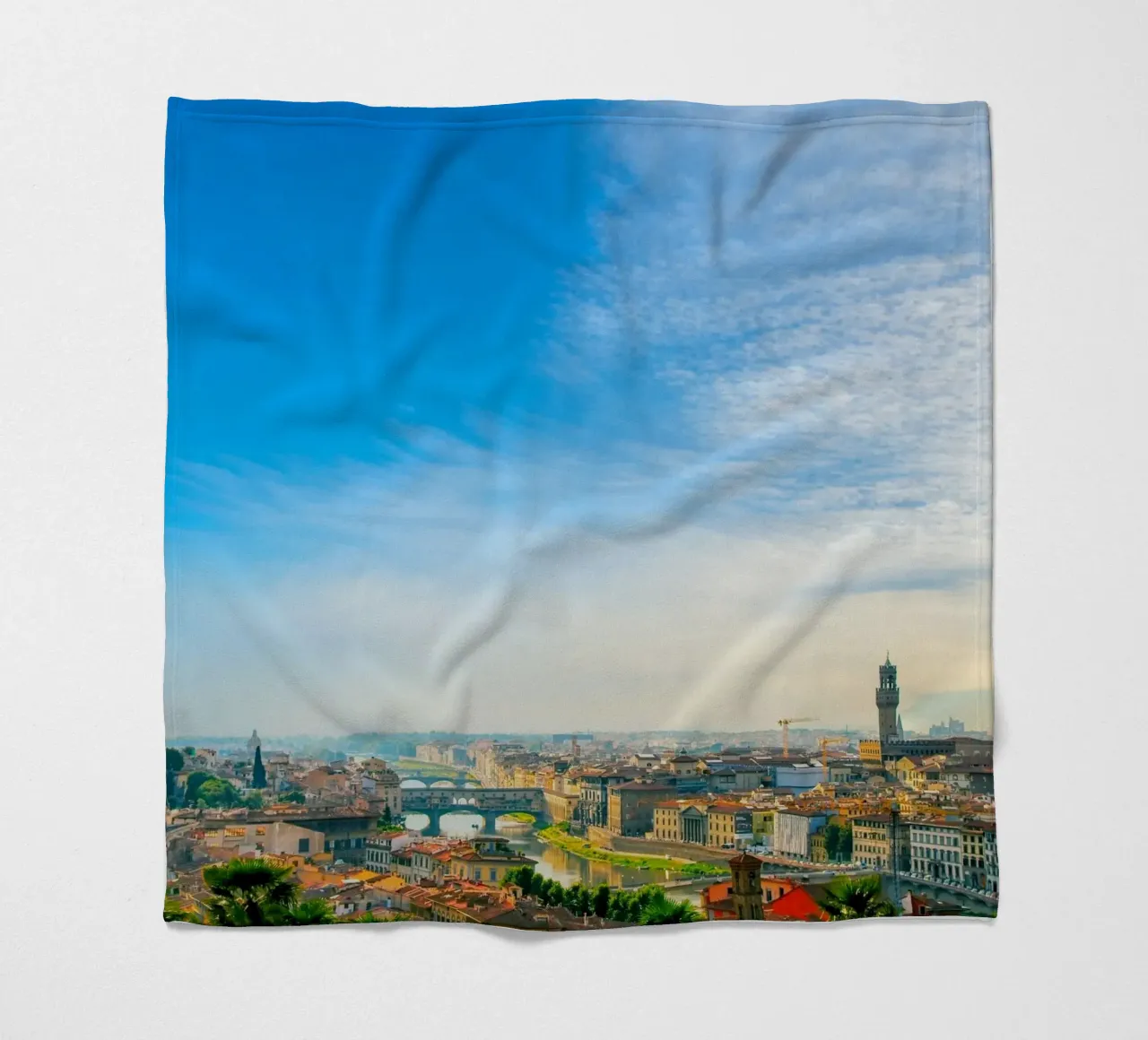 Under the Tuscan Sky: Florence Unveiled coperta in pile da zenitt