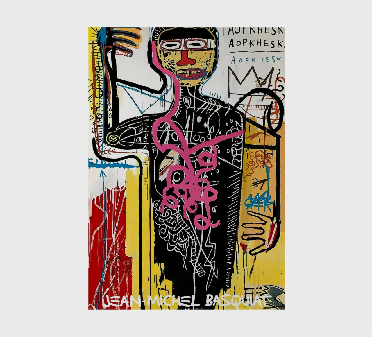 Basquiat "Versus Medici" chef-d'œuvre néo-expressionniste carnet de notes de NorwesClub