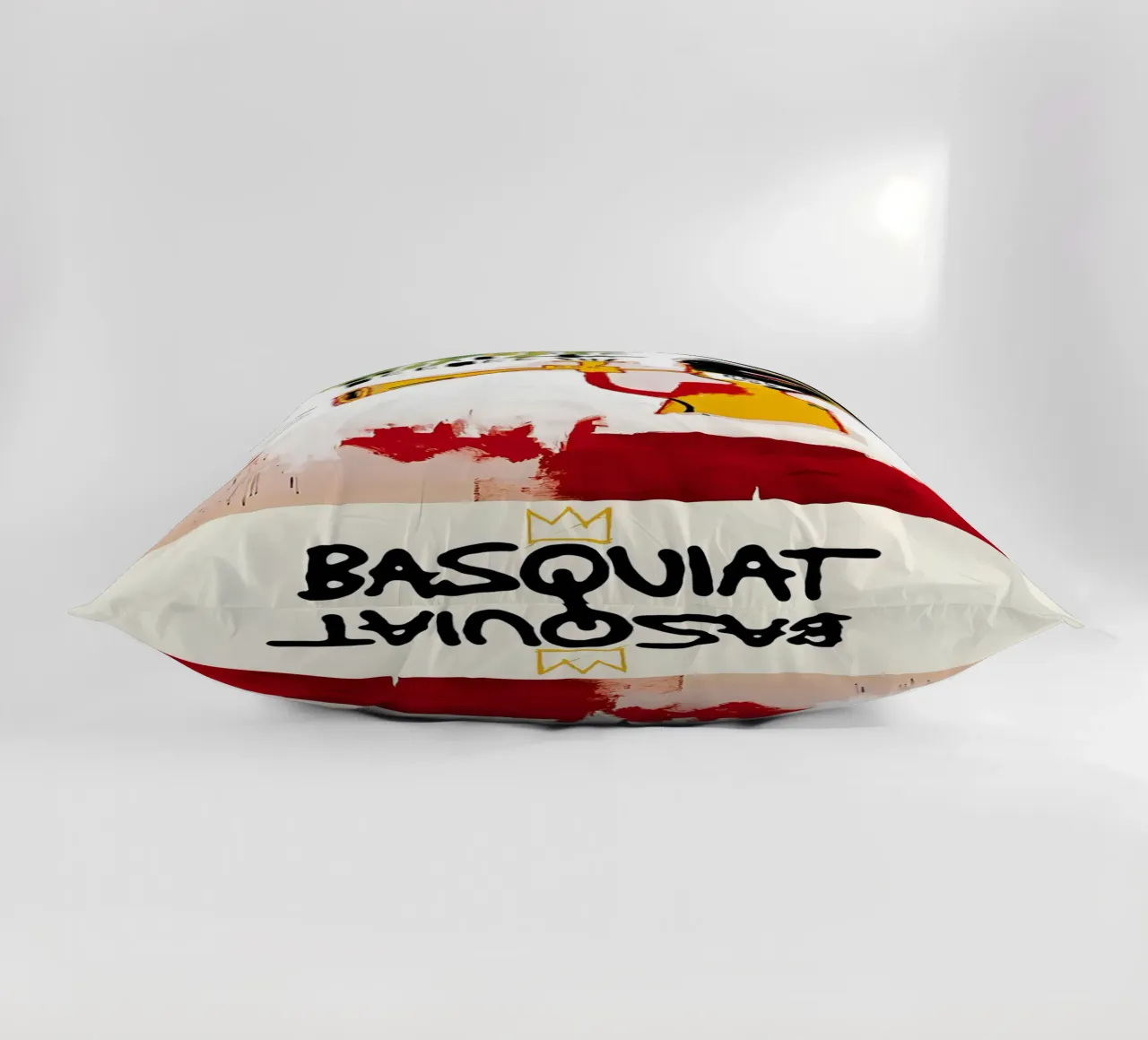 Basquiat "Tromba" Musica neo-espressionista e Corona 1984 cuscino da NorwesClub