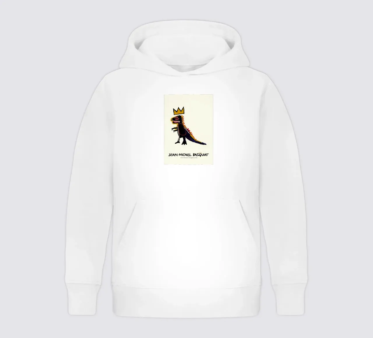 Icona pop di Basquiat "Pez Dispenser" con corona di Dino felpa bambino con cappuccio da NorwesClub