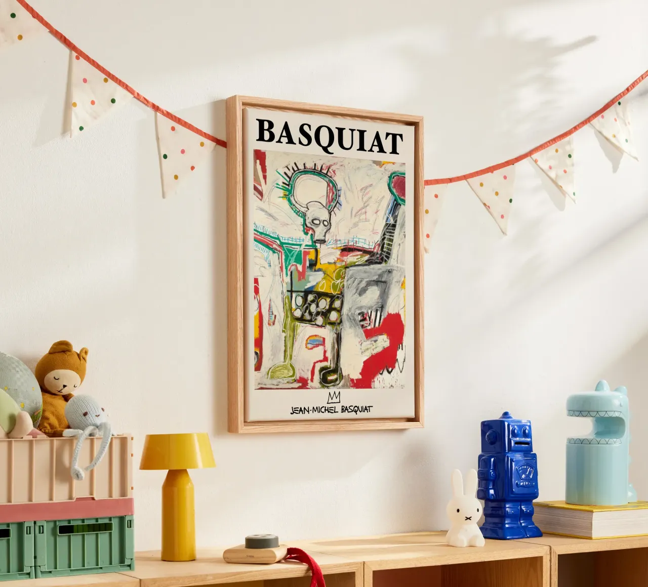 Basquiat "Untitled (Skull Dog)" Neo-Expressionist Raw Power canvas by NorwesClub