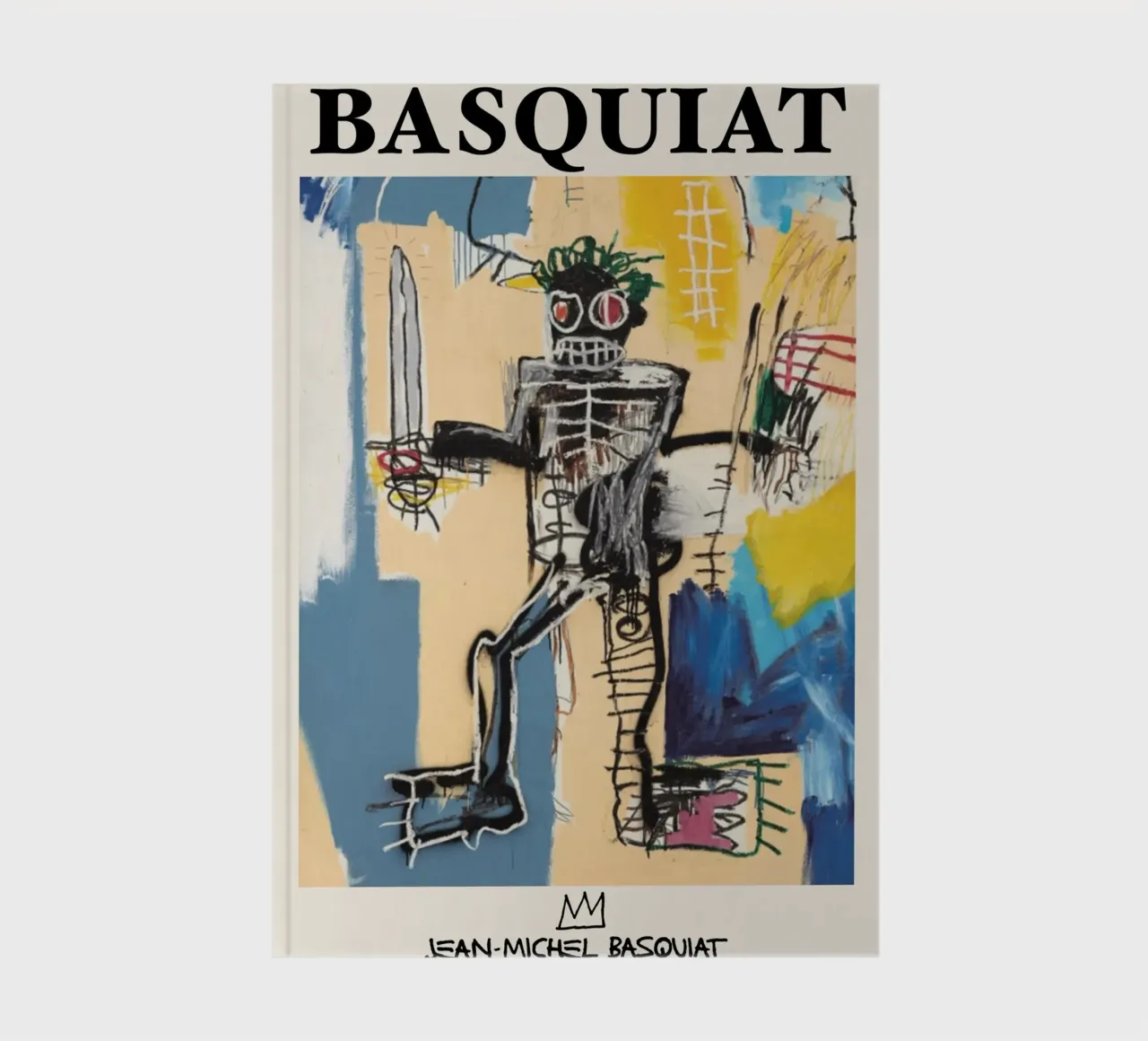 Basquiat "Warrior" Icône du héros néo-expressionniste - Bold Art carnet de notes de NorwesClub