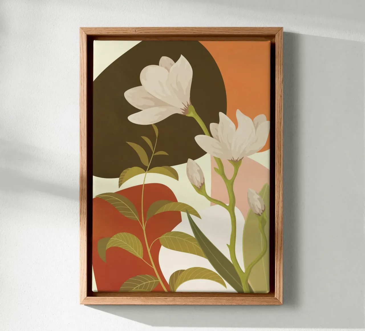 Elegant Shapes 2 tela con Cornice a cassetta da cityart