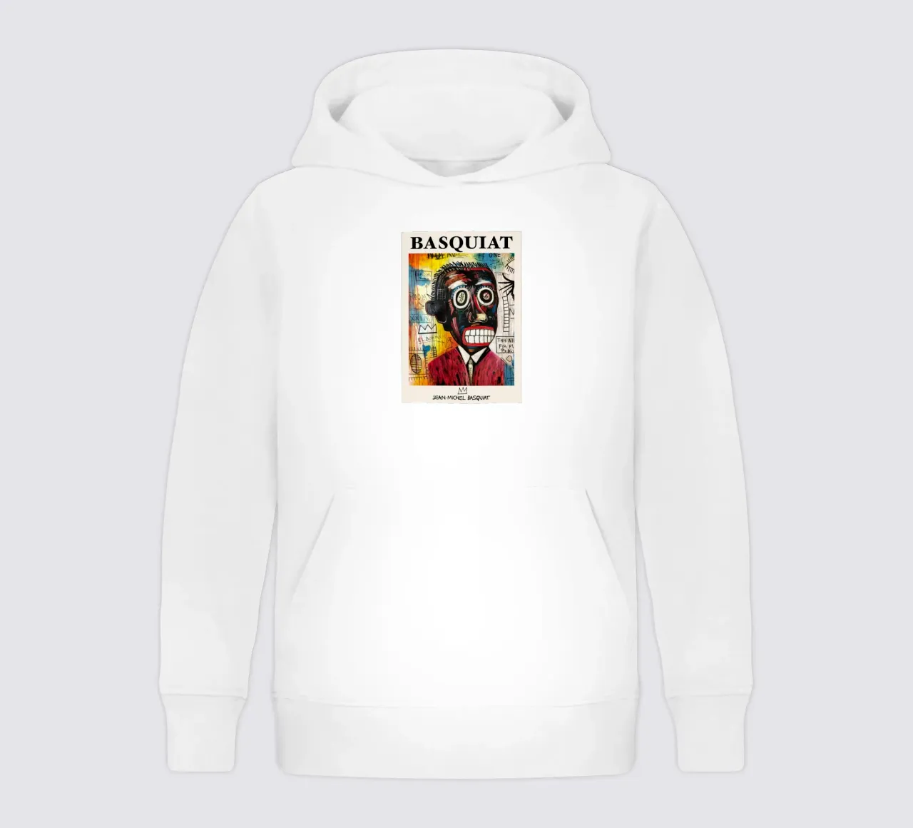 Basquiat "Studio di testa" Ritratto di potere neo-espressionista felpa bambino con cappuccio da NorwesClub