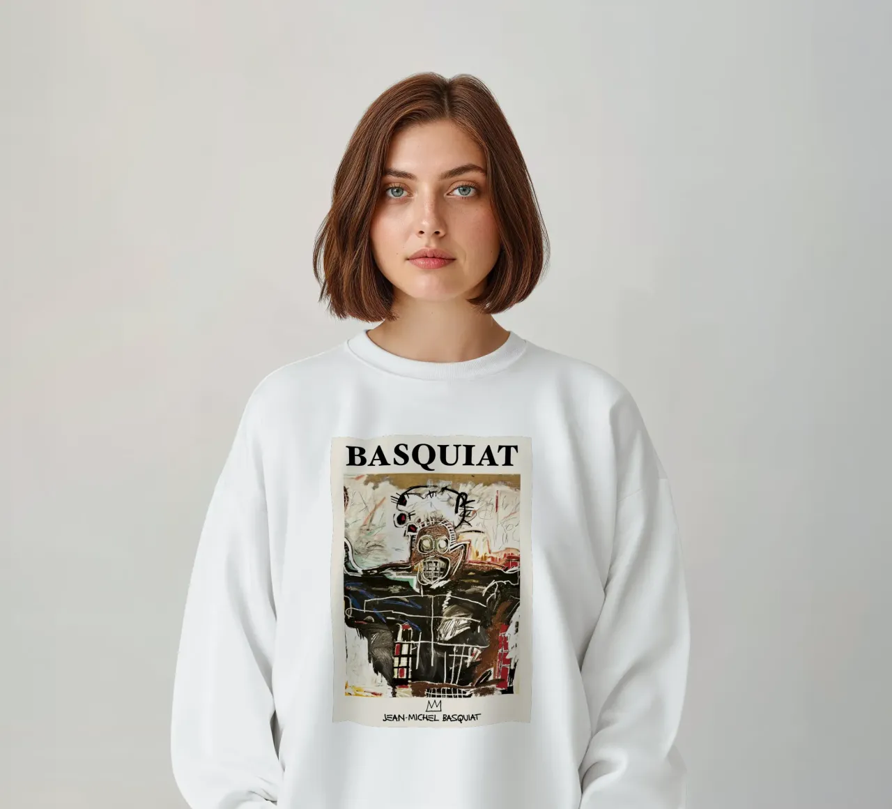 Basquiat "Senza titolo (pugile)" Icona di forza neo-espressionista felpa da NorwesClub