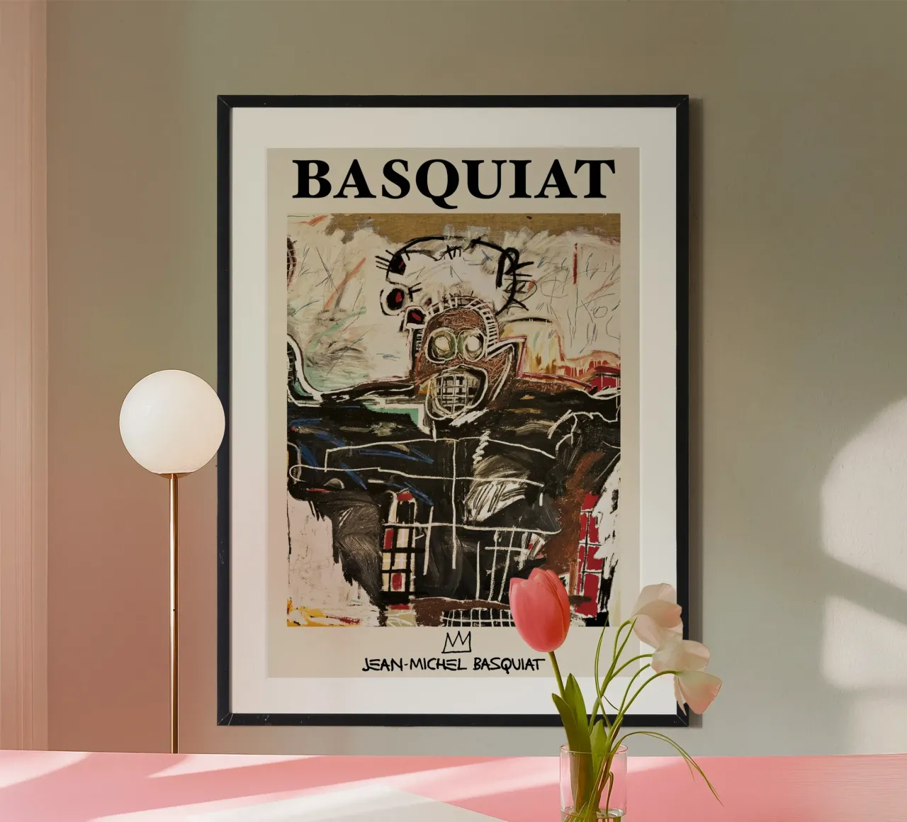 Basquiat "Untitled (Boxer)" Neo-Expressionist Strength Icon poster by NorwesClub