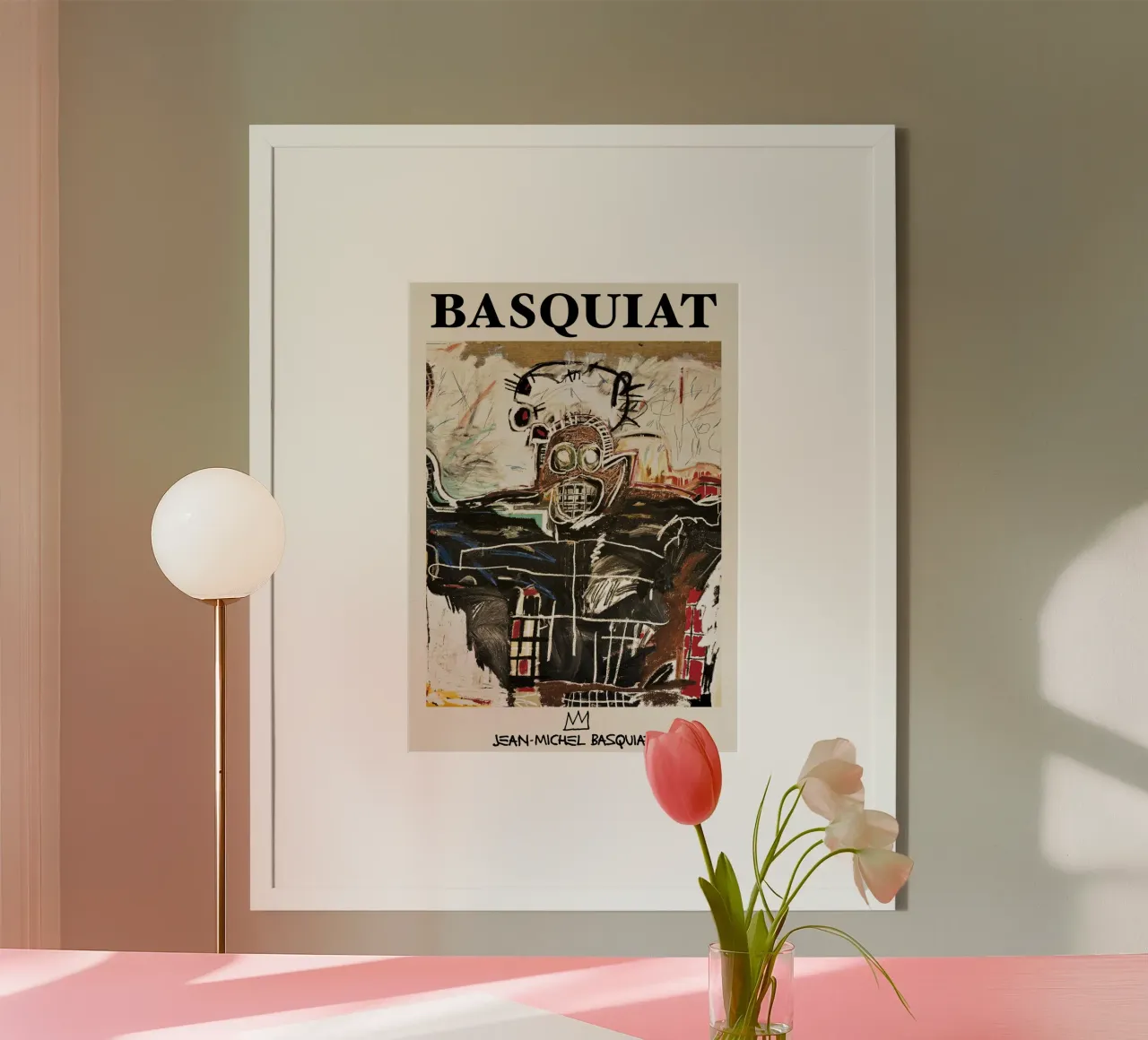 Basquiat "Untitled (Boxer)" Neo-Expressionist Strength Icon poster by NorwesClub