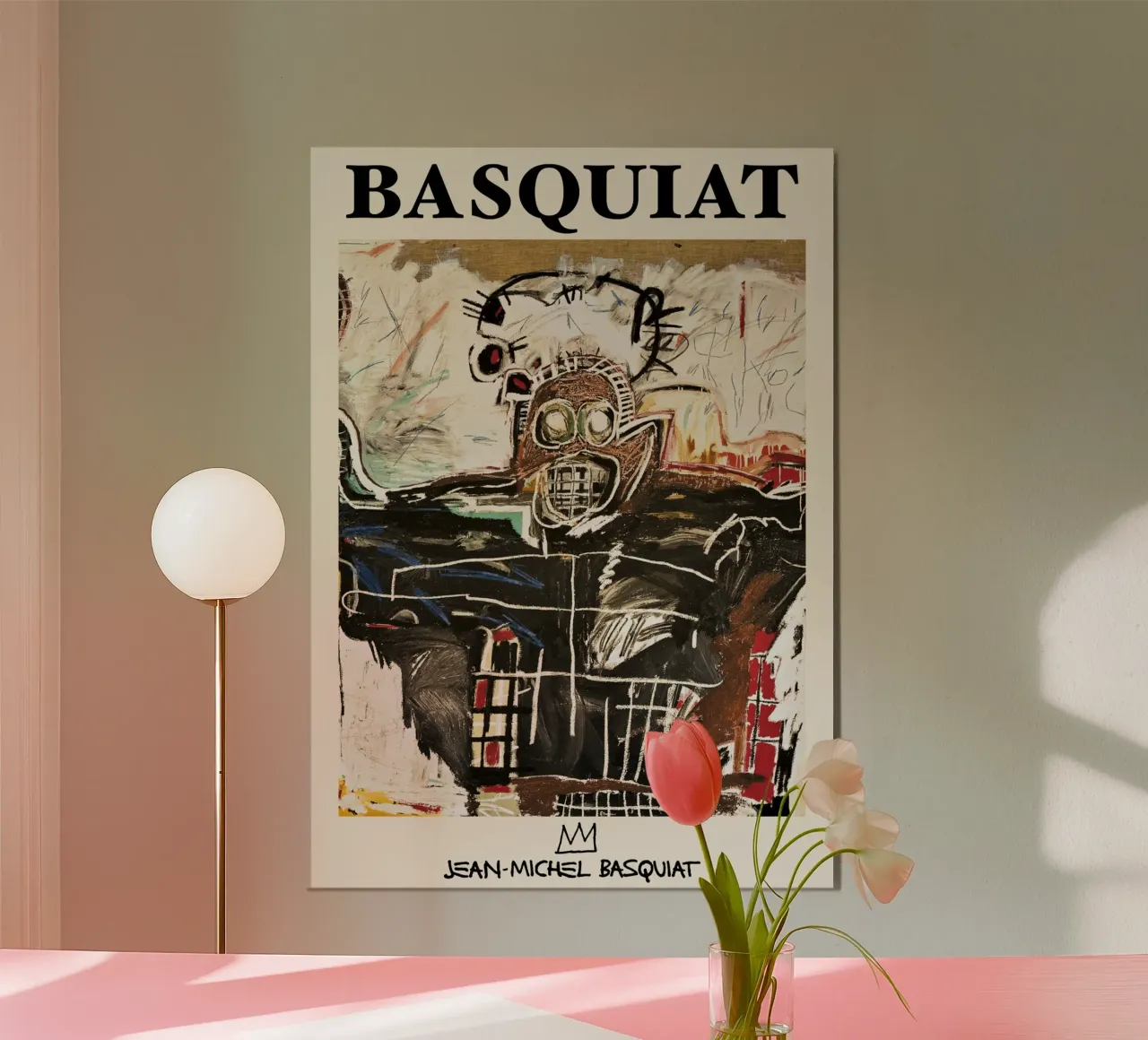 Basquiat "Untitled (Boxer)" Neo-Expressionist Strength Icon poster by NorwesClub