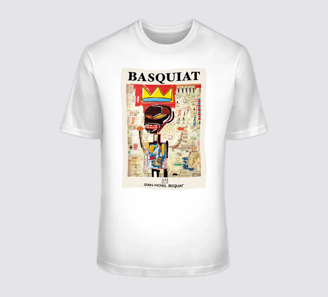 Basquiat "Sans titre (couronne et anatomie)" Icône néo-expressionniste t-shirt de NorwesClub