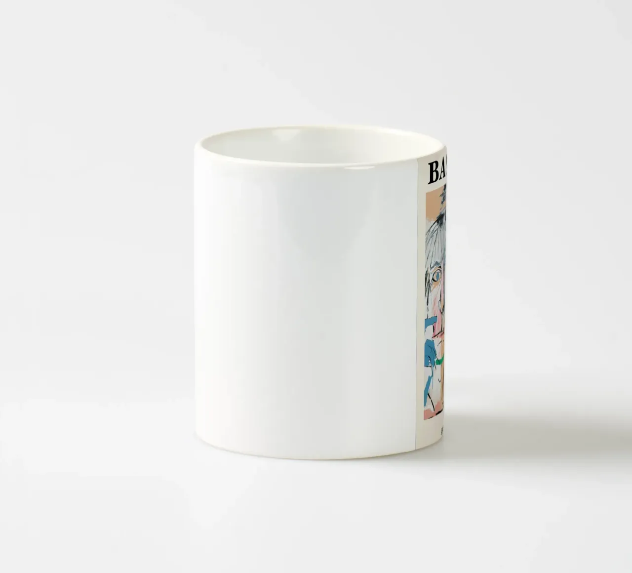 Poster della collaborazione pop art Basquiat Warhol "Dos Cabezas tazza in ceramica da NorwesClub