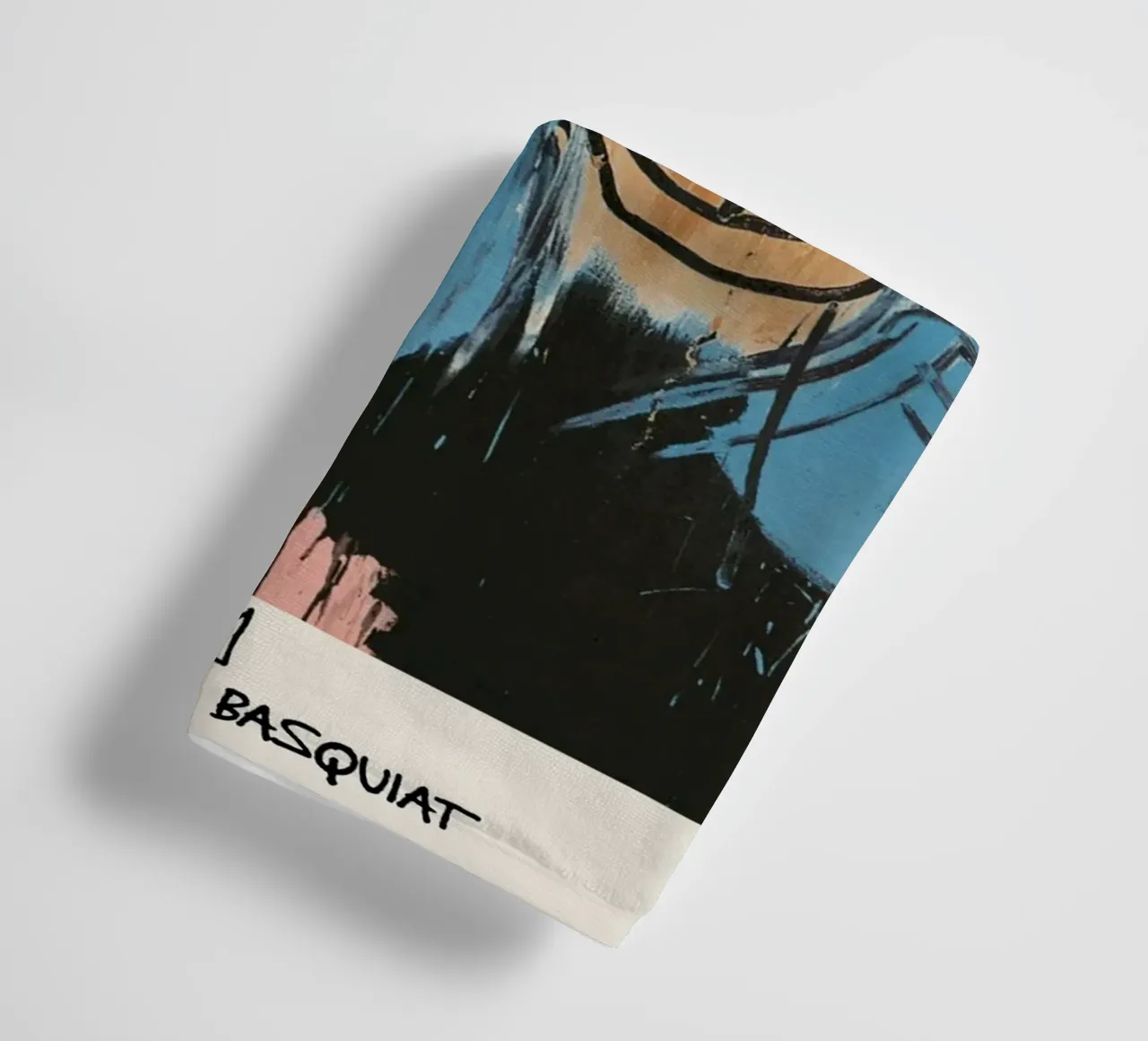 Poster della collaborazione pop art Basquiat Warhol "Dos Cabezas asciugamano da bagno da NorwesClub