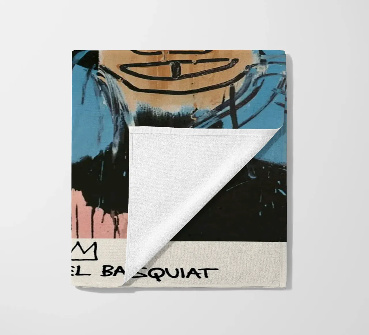 Basquiat Warhol "Dos Cabezas" Pop Art Póster de colaboración toalla de playa de NorwesClub