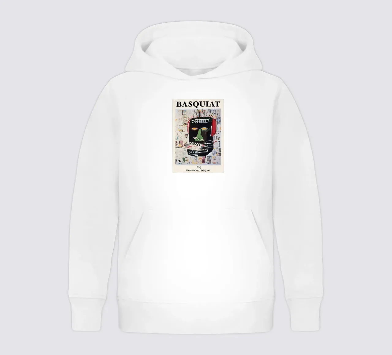 Basquiat "Ohne Titel (Abstrakter Kopf)" Neoexpressionistischer Rawnes Kinder Hoodie von NorwesClub
