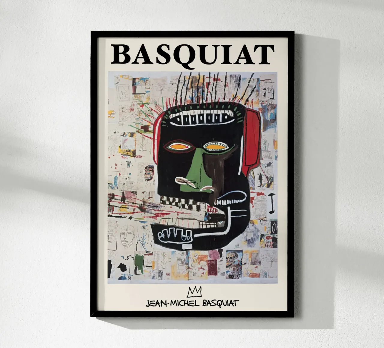 Basquiat "Untitled (Abstract Head)" Neo-Expressionist Rawnes hahnemühle by NorwesClub