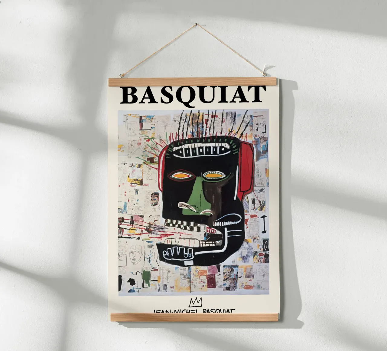 Basquiat "Untitled (Abstract Head)" Neo-Expressionist Rawnes hahnemühle by NorwesClub
