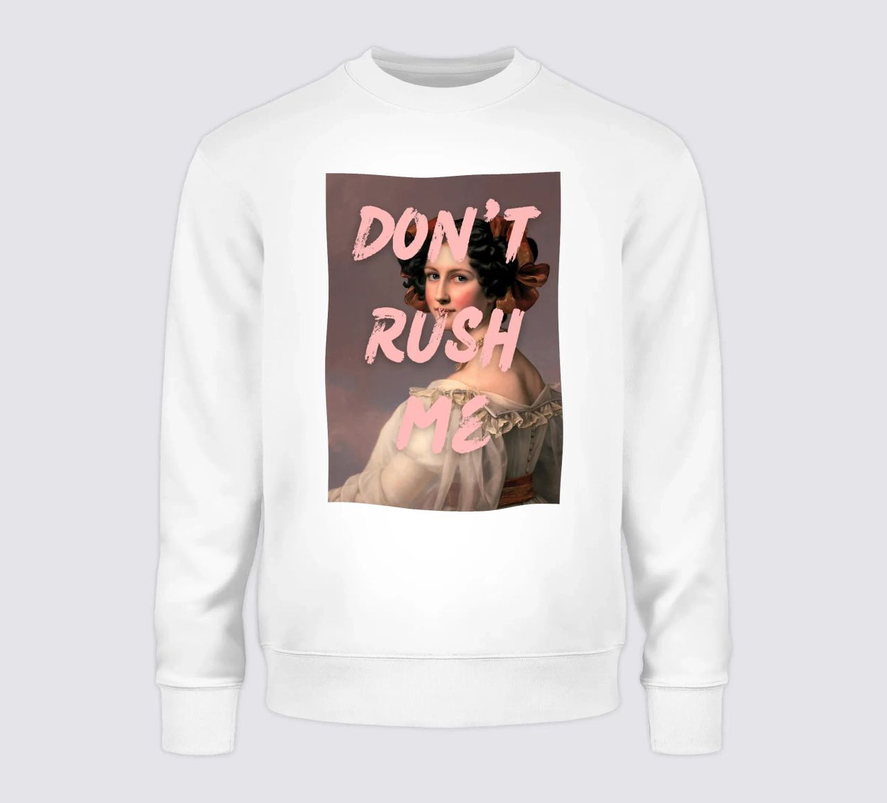 "Don't Rush Me" - Pop Art, Remix classico, Empowerment, Rosa felpa da NorwesClub