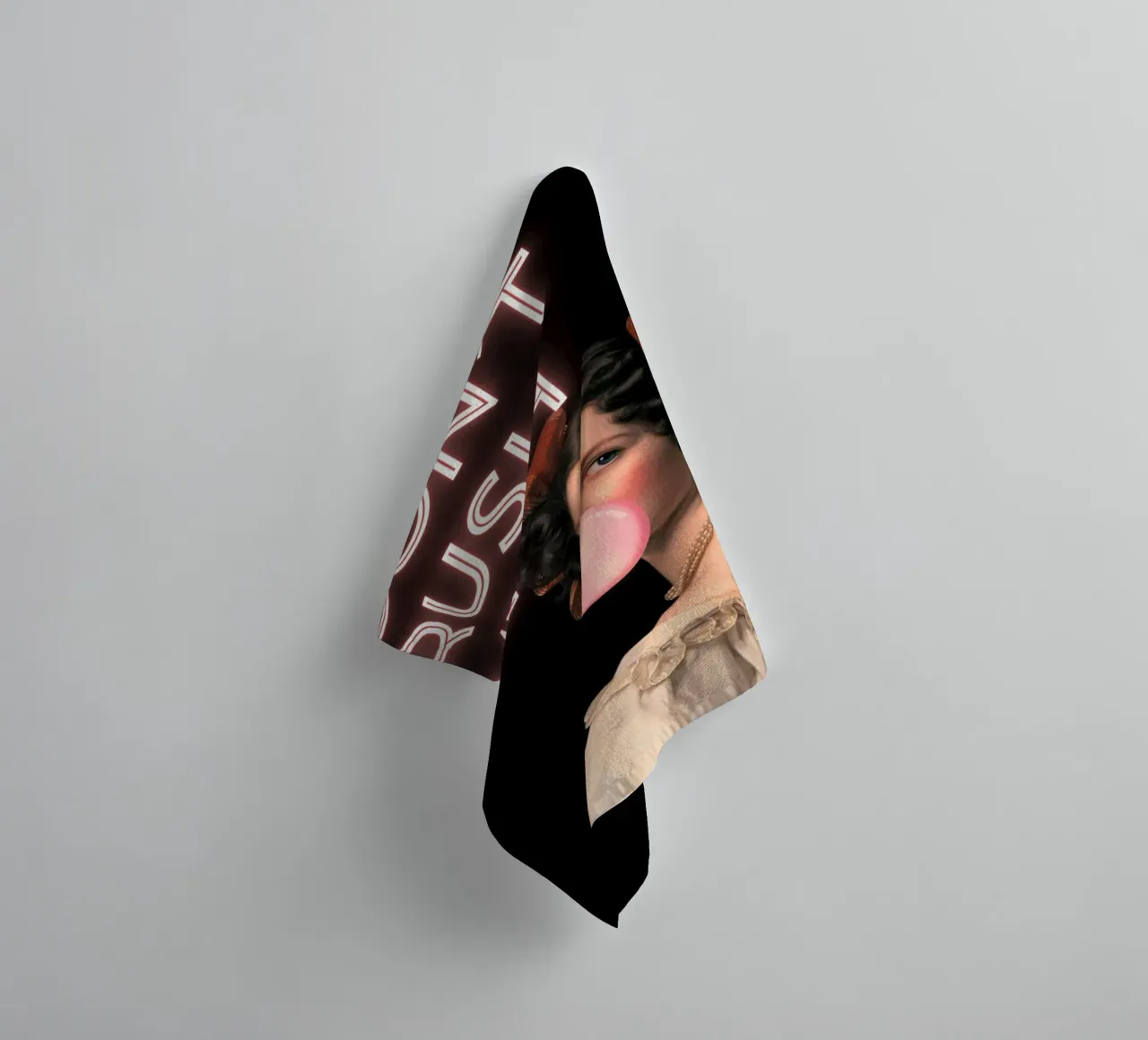 "Don't Rush Me" - Arte pop, bagliore al neon, remix classico, energia asciugamano da bagno da NorwesClub
