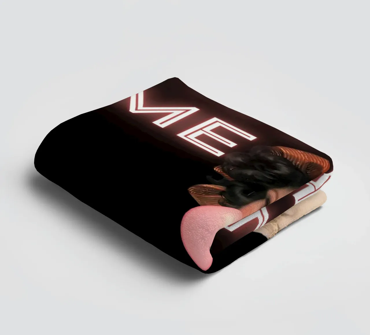 "Don't Rush Me" - Arte pop, bagliore al neon, remix classico, energia asciugamano da bagno da NorwesClub