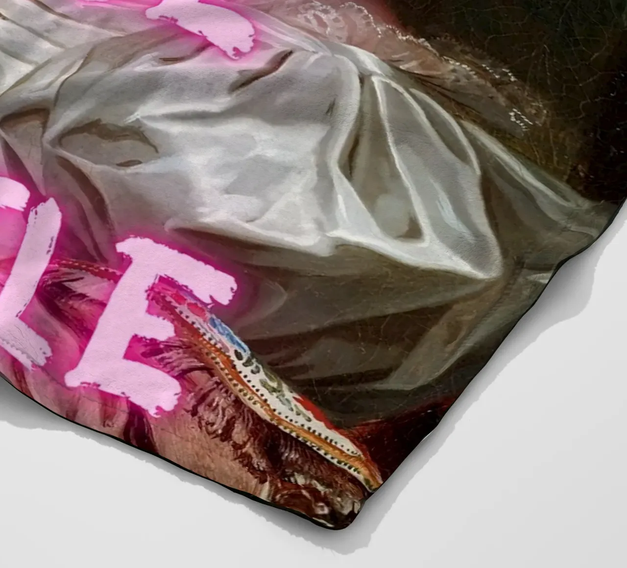 "Not Subtle" - Pop Art, Remix classico, Empowerment, Pin al neon coperta in pile da NorwesClub