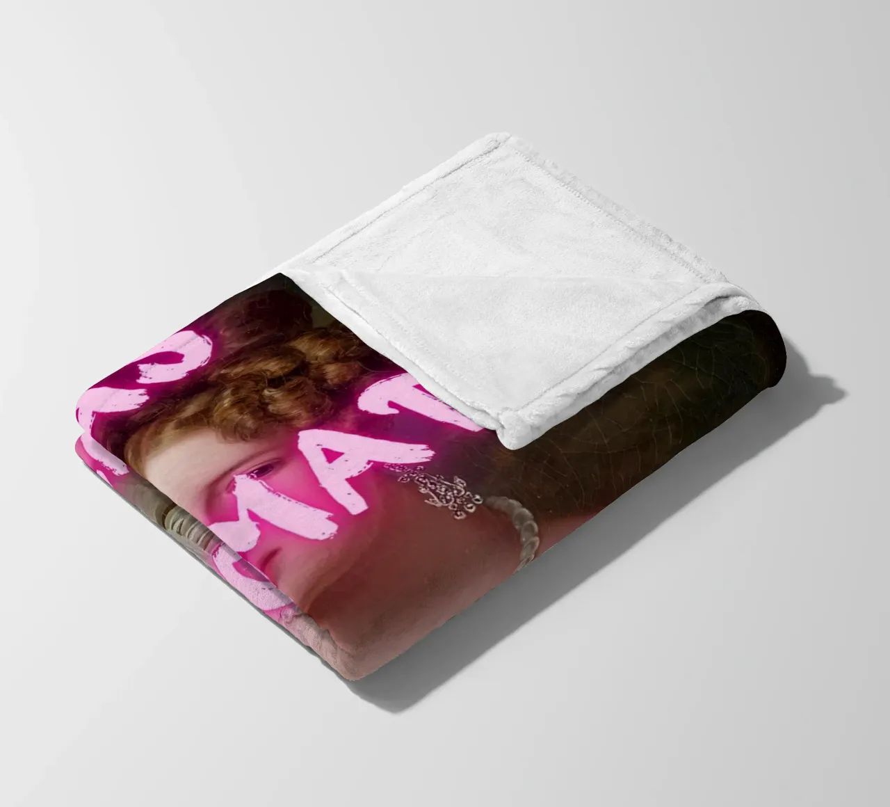 "Not Subtle" - Pop Art, Remix classico, Empowerment, Pin al neon coperta in pile da NorwesClub