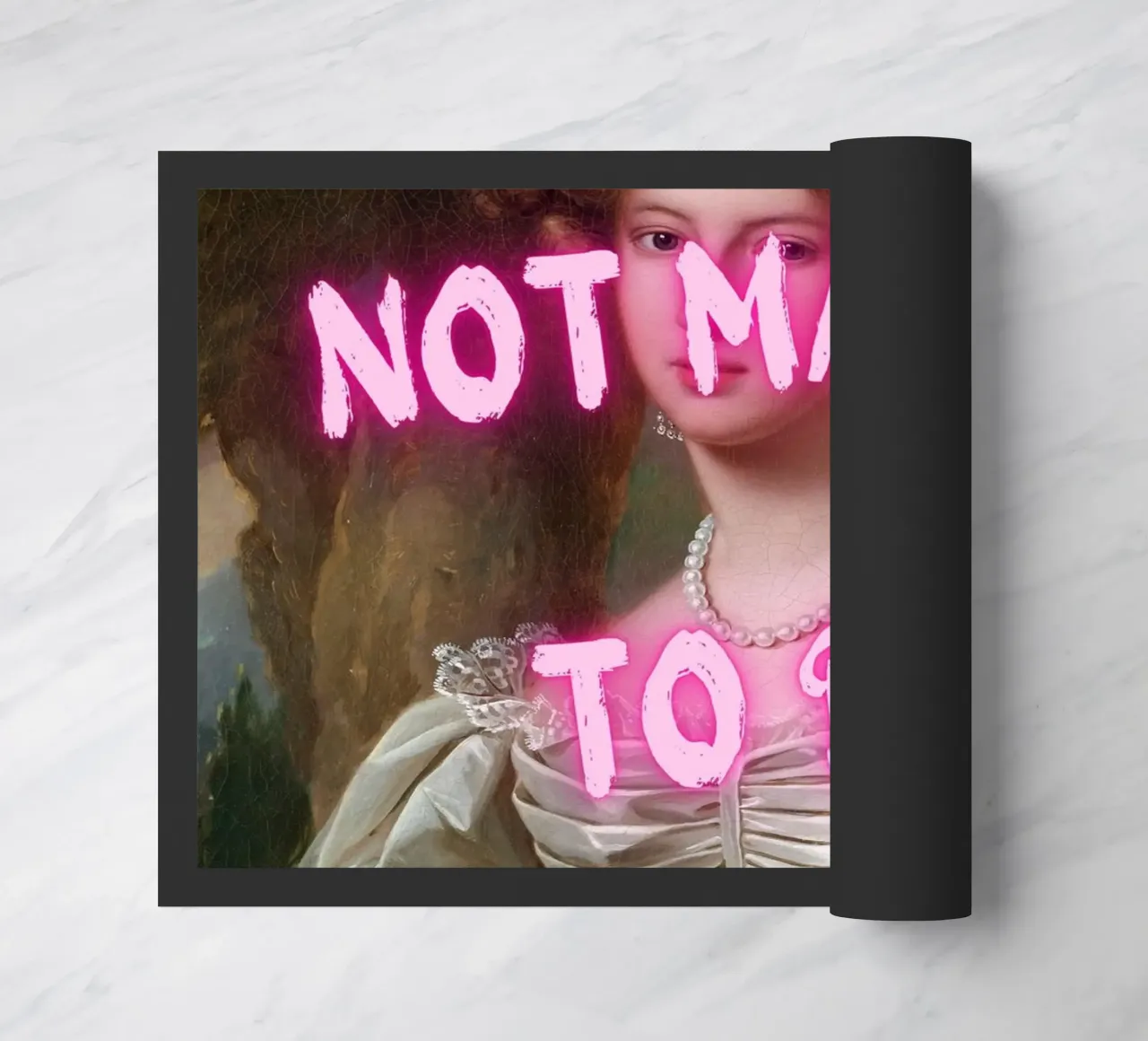 "Not Subtle" - Pop Art, Remix classico, Empowerment, Pin al neon zerbino da NorwesClub